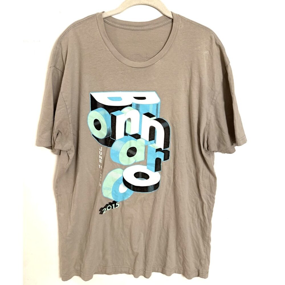 2015 BONNAROO Music Fest Gray T-Shirt
